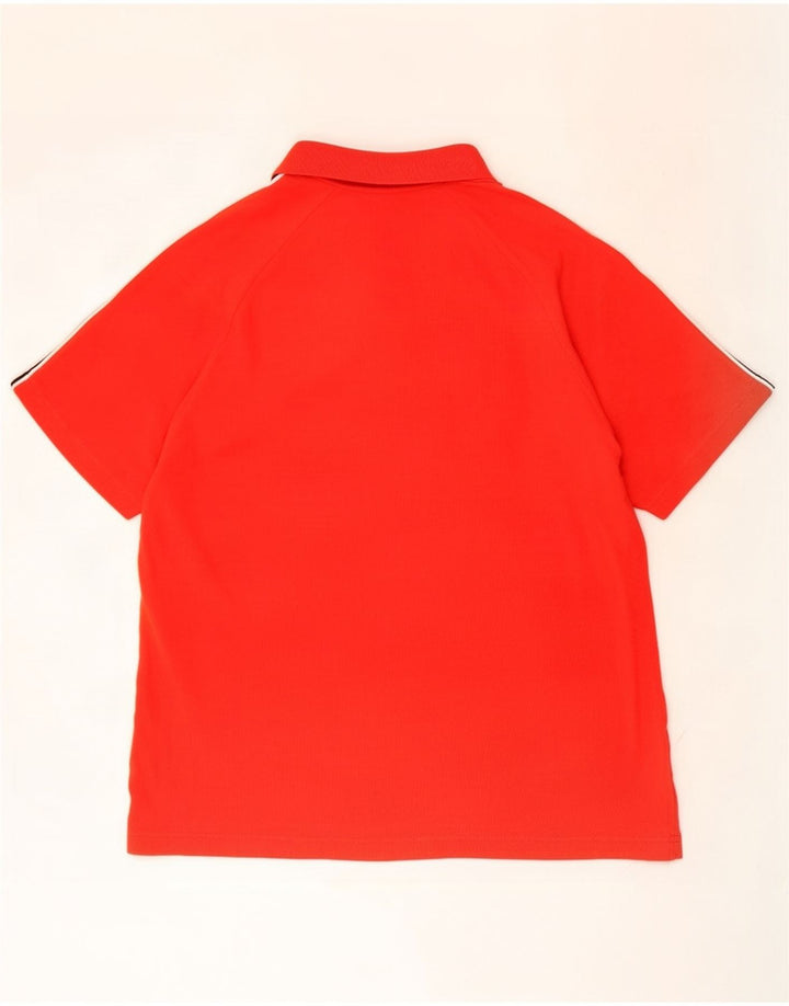 Camisa polo masculina Fila grande poliamida colorblock vermelha