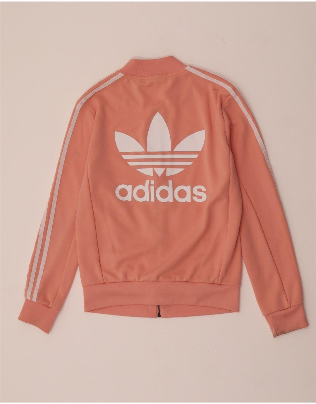 Jaqueta Adidas Feminina Graphic Tracksuit UK 8 Pequena Rosa Poliéster
