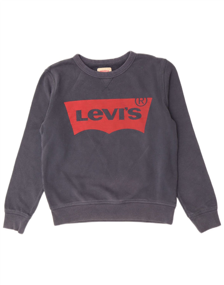 Moletom Levi's Boys Graphic Regular Fit 13-14 anos Azul Marinho