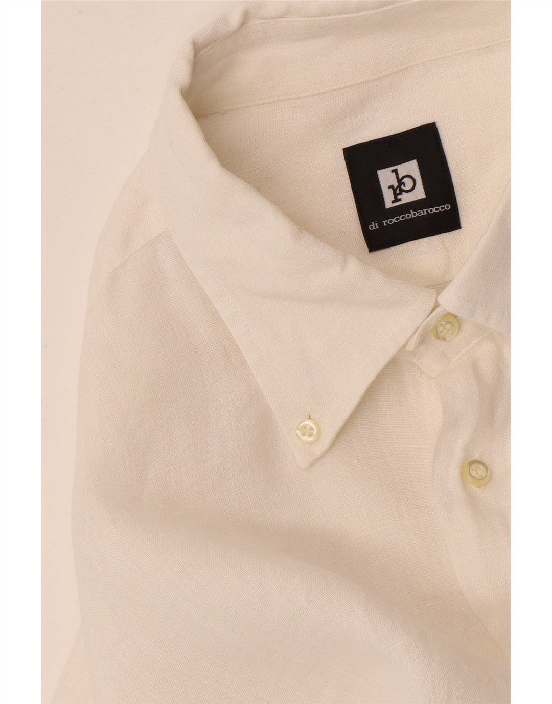 Camisa masculina Roccobarocco grande branca