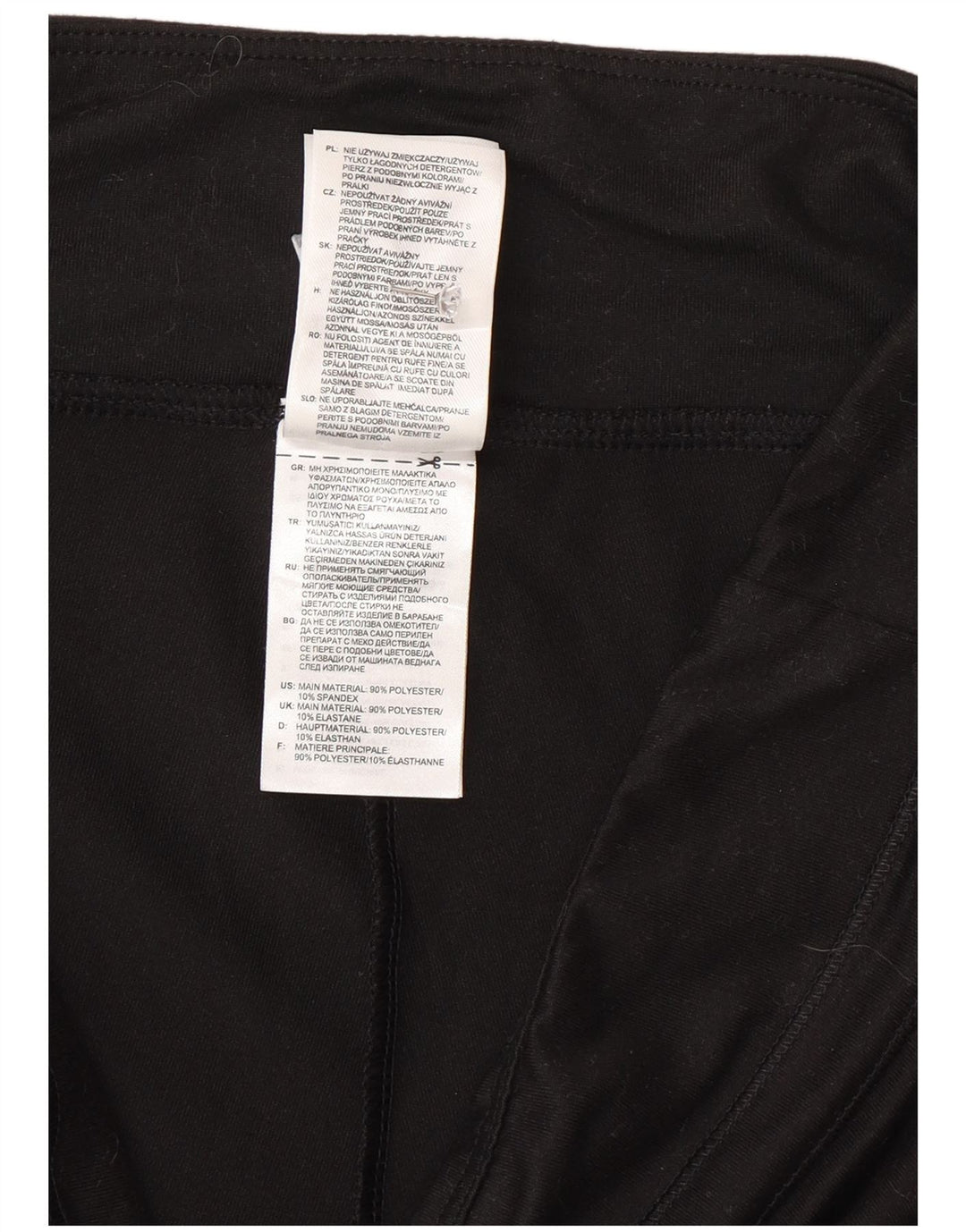 Adidas Womens Climalite Capri Leggings UK 12/14 Médio Preto Poliéster