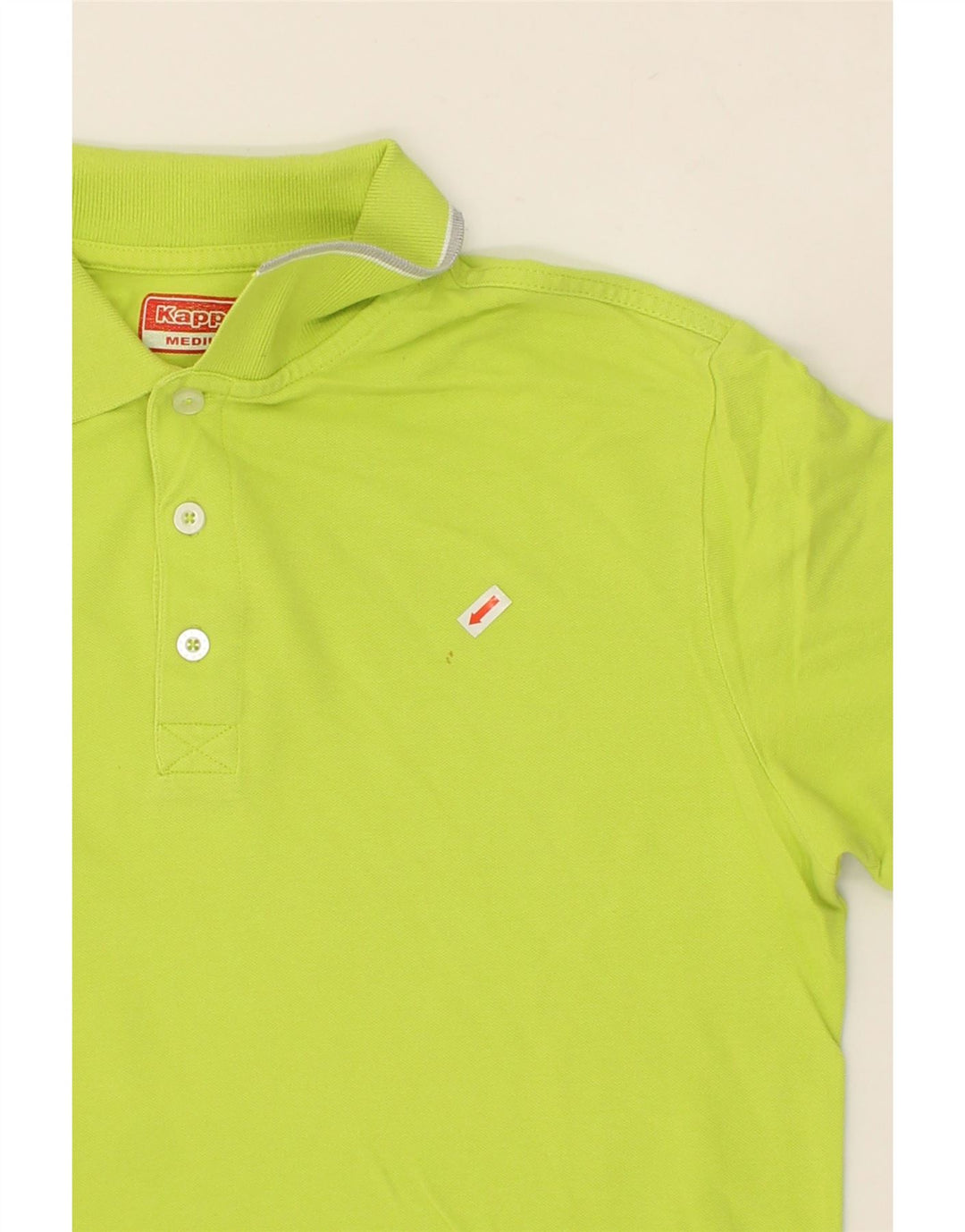 KAPPA Mens Polo Shirt Medium Green Cotton Vintage Kappa and Second-Hand Kappa from Messina Hembry 