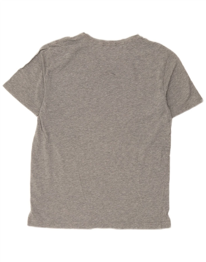 Puma Camiseta Masculina Top Pequeno Algodão Cinza