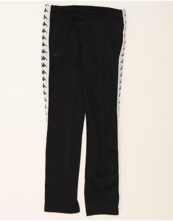 Calça feminina Kappa com estampa gráfica UK 6 XS preto colorblock poliéster