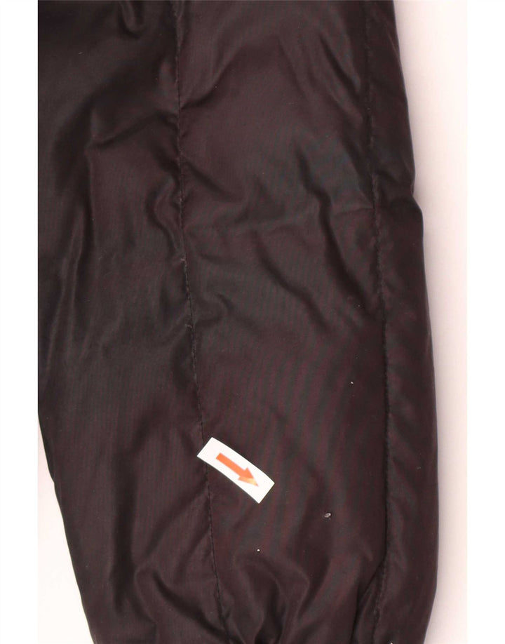 Jaqueta acolchoada masculina Refrigiwear Cruz com capuz UK 38 poliéster preto médio