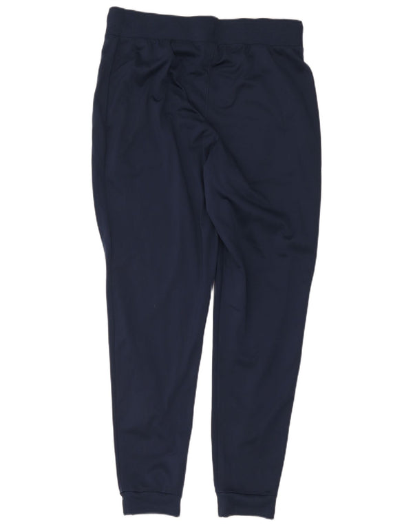 Calça de treino masculina Asics Joggers grande poliéster azul marinho