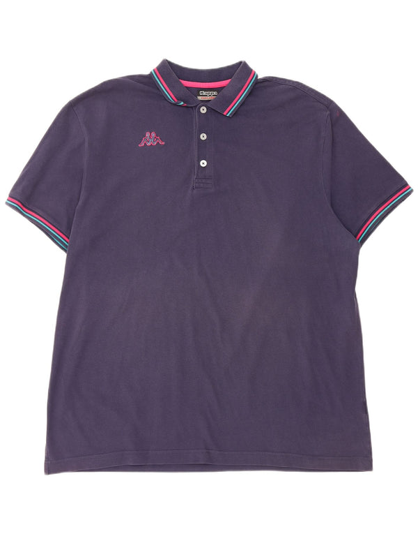 Camisa polo masculina Kappa 3XL azul marinho