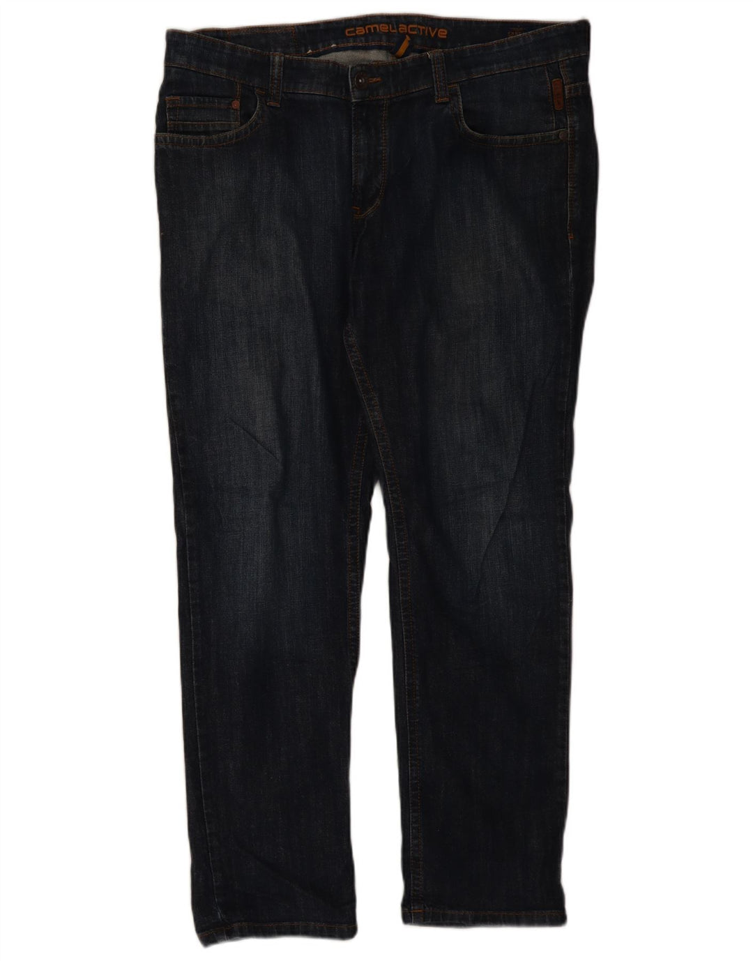 Camel Active Masculino Hudson Straight Jeans W40 L32 Azul Algodão