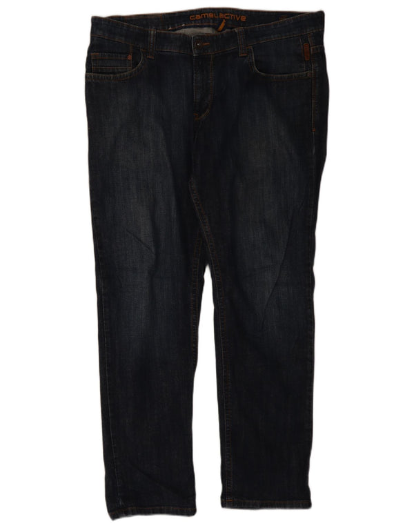 Camel Active Masculino Hudson Straight Jeans W40 L32 Azul Algodão