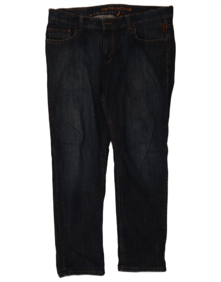 Camel Active Masculino Hudson Straight Jeans W40 L32 Azul Algodão