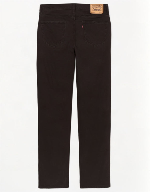 Jeans Levis 752 Straight Masculino W34 L34 Algodão Preto