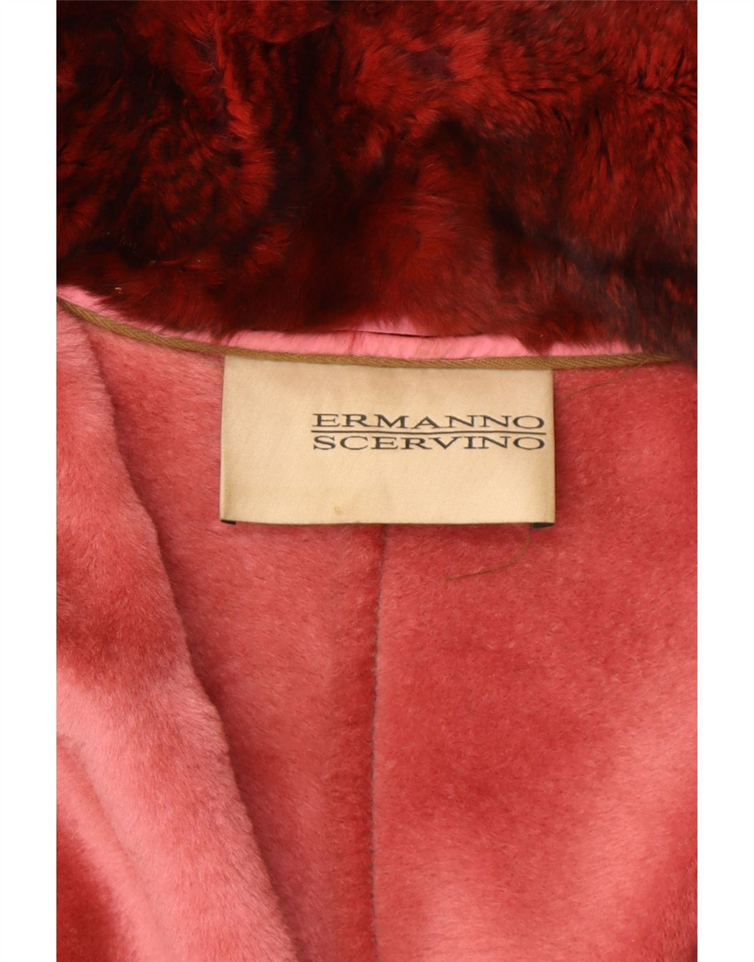 Jaqueta de couro feminina ERMANNO SCERVINO IT 42 couro marrom médio