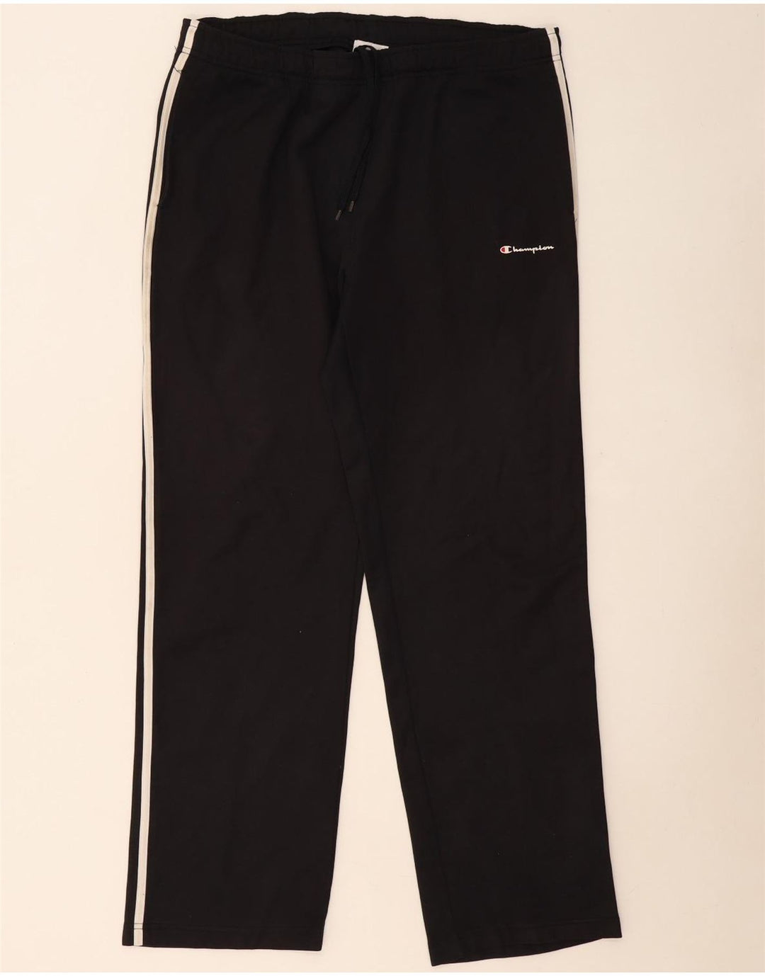 Calça de treino masculina Champion grande de algodão preto