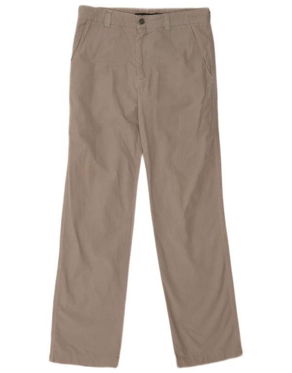 Dockers Mens Regular Fit Straight Chino Calças W30 L34 Cinza
