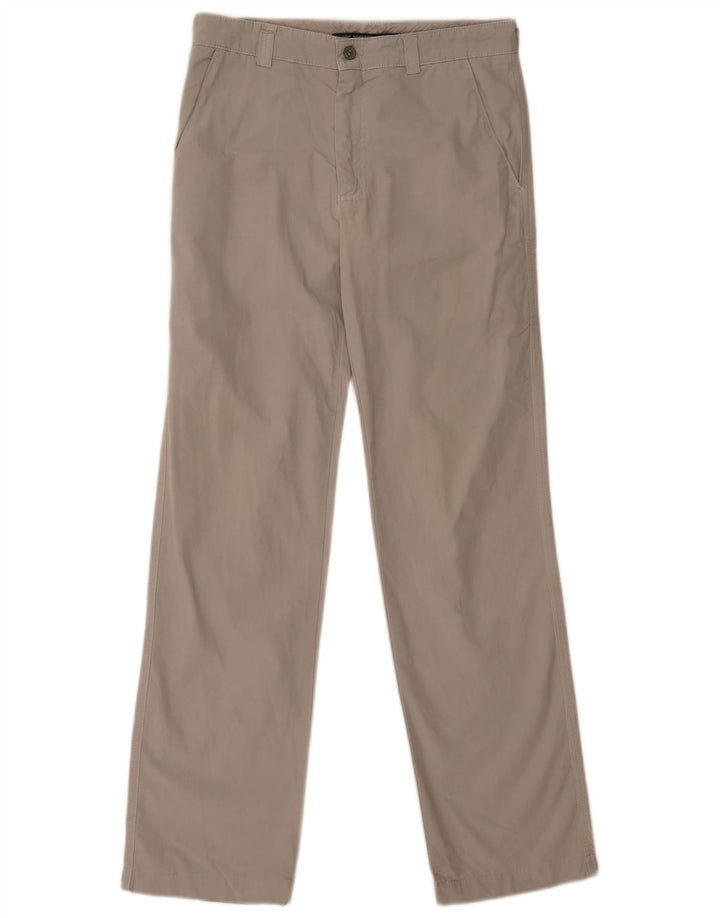 Dockers Mens Regular Fit Straight Chino Calças W30 L34 Cinza
