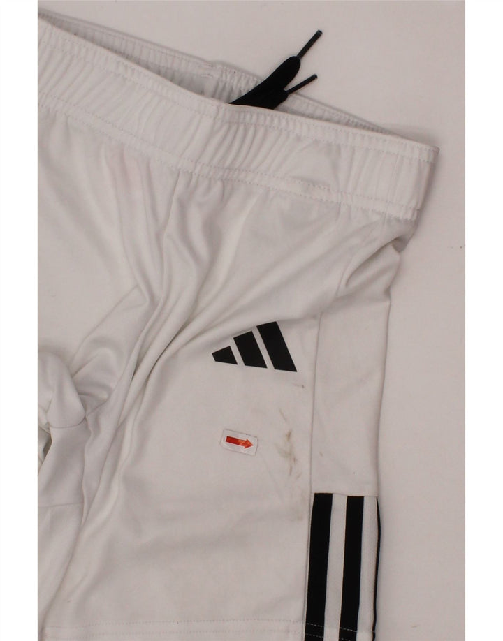 Calções desportivos ADIDAS Aeroready para rapaz 7-8 anos branco poliéster