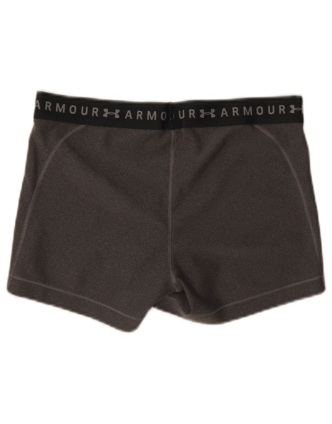 Shorts esportivos gráficos femininos Under Armour UK 14 cinza médio