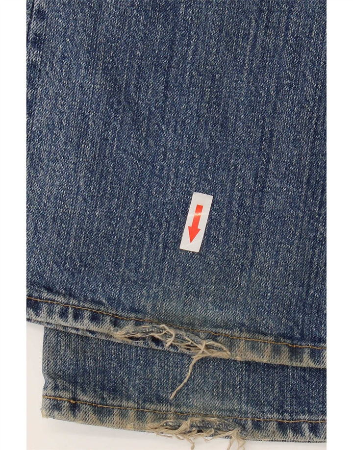 Replay Jeans Bootcut Feminino W26 L32 Azul Algodão