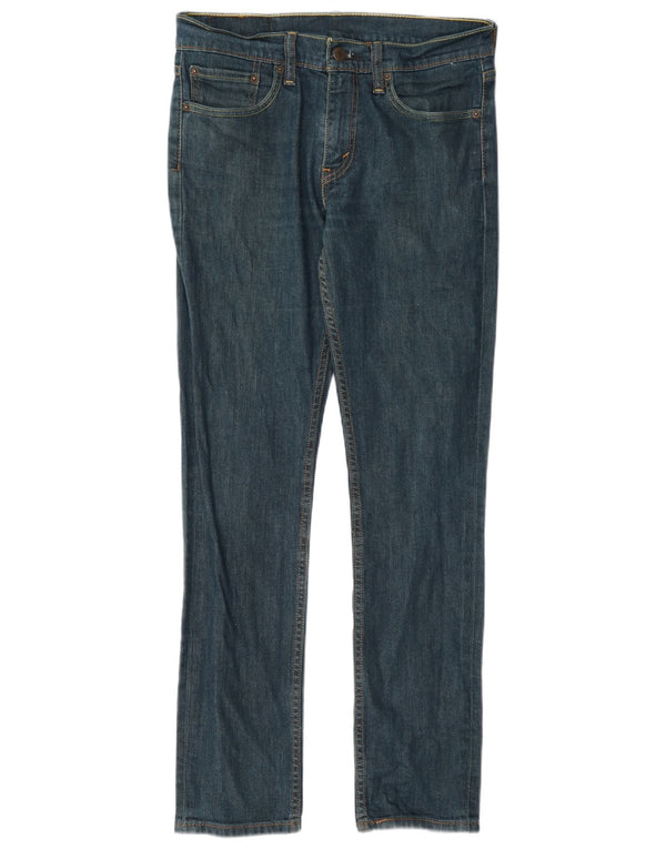 Calça Jeans Levis 511 Slim Masculina W31 L32 Azul Algodão