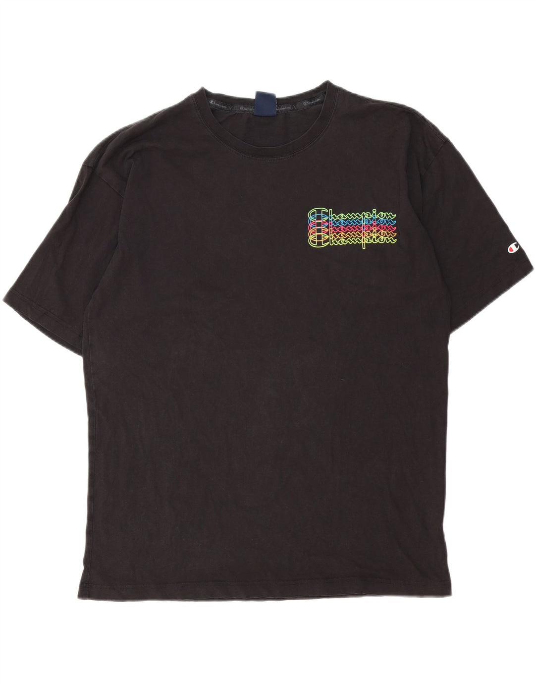Camiseta gráfica masculina Champion 2XL preta