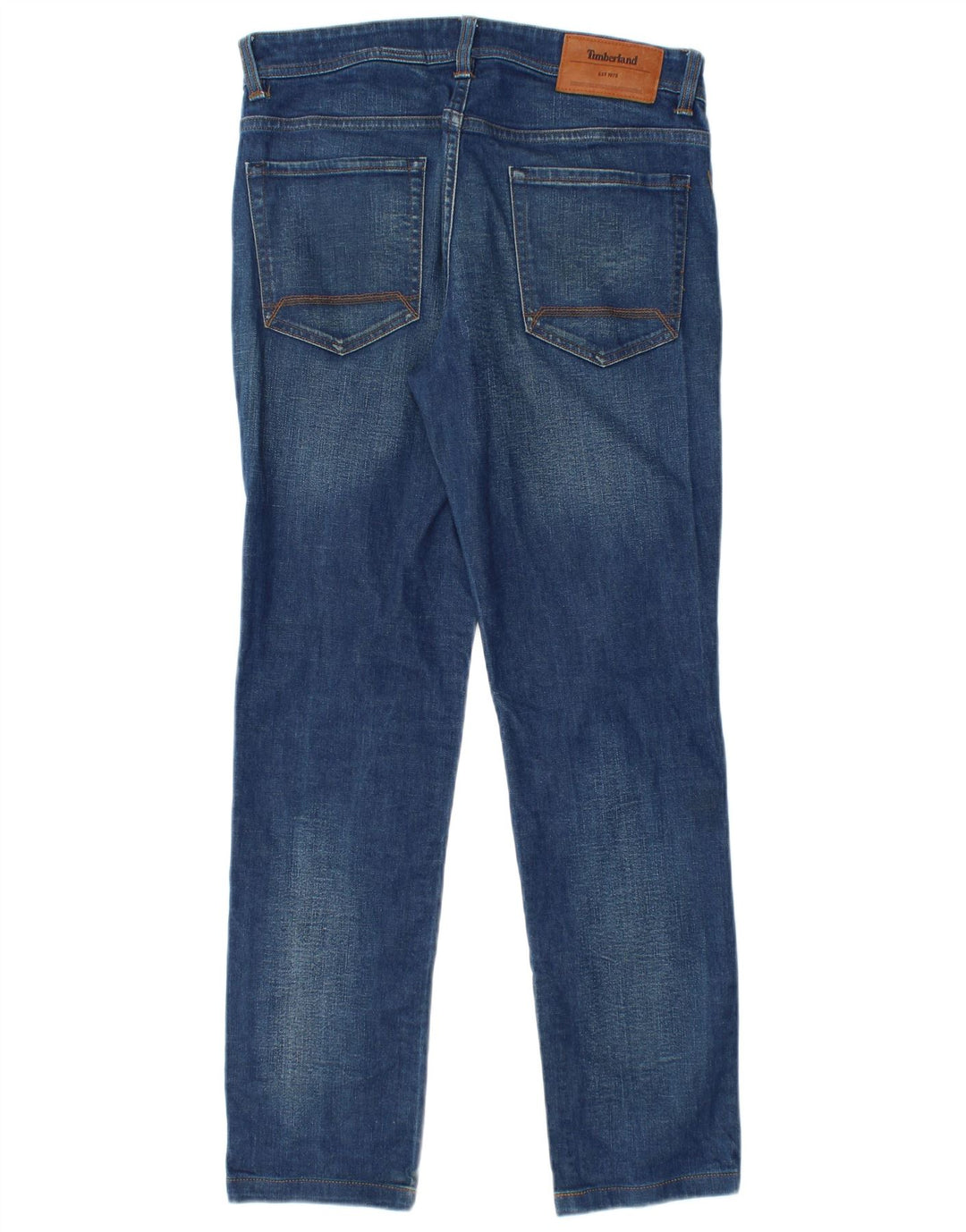 Timberland Mens Slim Jeans W32 L30 Azul Algodão