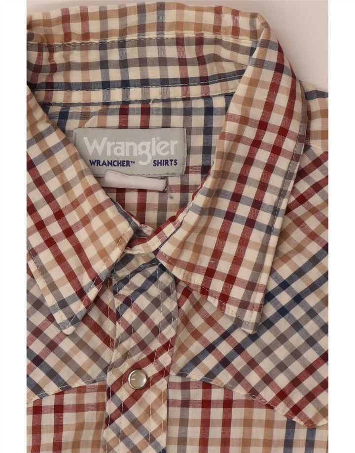 Camisa de Manga Curta Masculina Wrangler XL Xadrez Colorido
