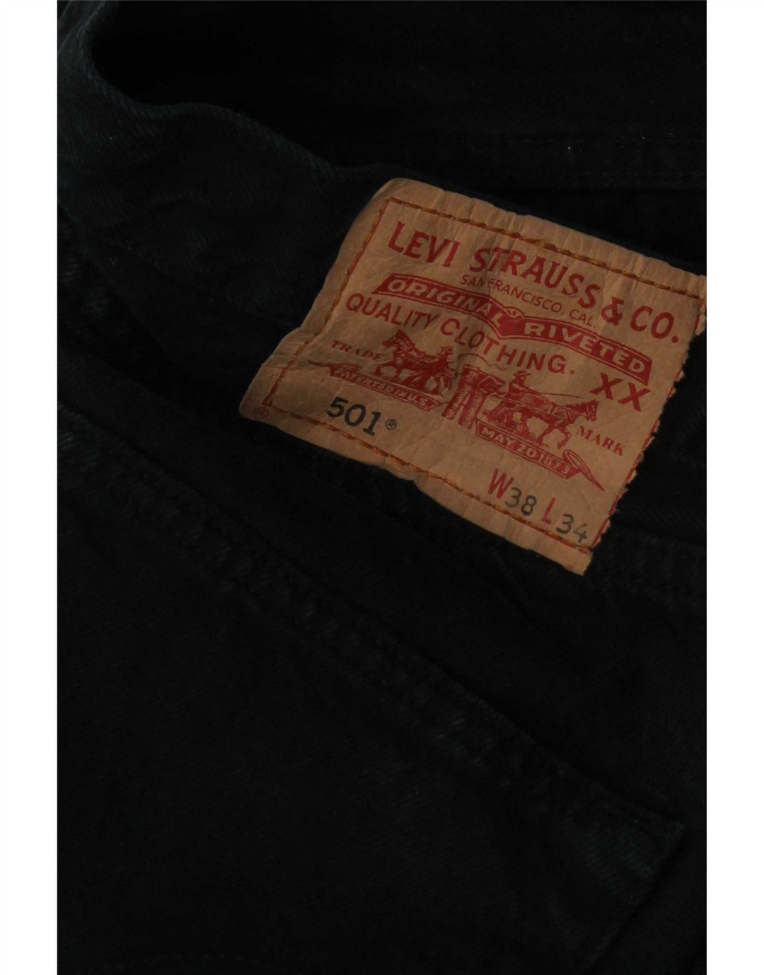 Jeans Levi's 501 Straight Masculino W38 L30 Azul Marinho