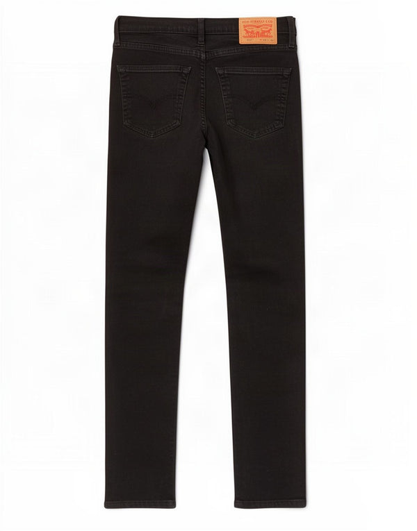 Calça jeans masculina Levi's 512 Slim Tapered W28 L32 algodão preto