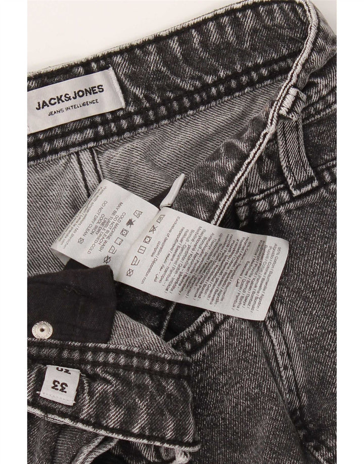 Jeans masculinos Jack & Jones Tapered W33 L30 algodão cinza