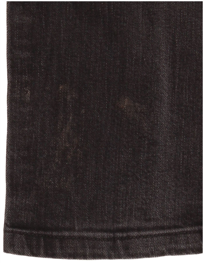 Jeans retos femininos Lee W29 L30 algodão preto