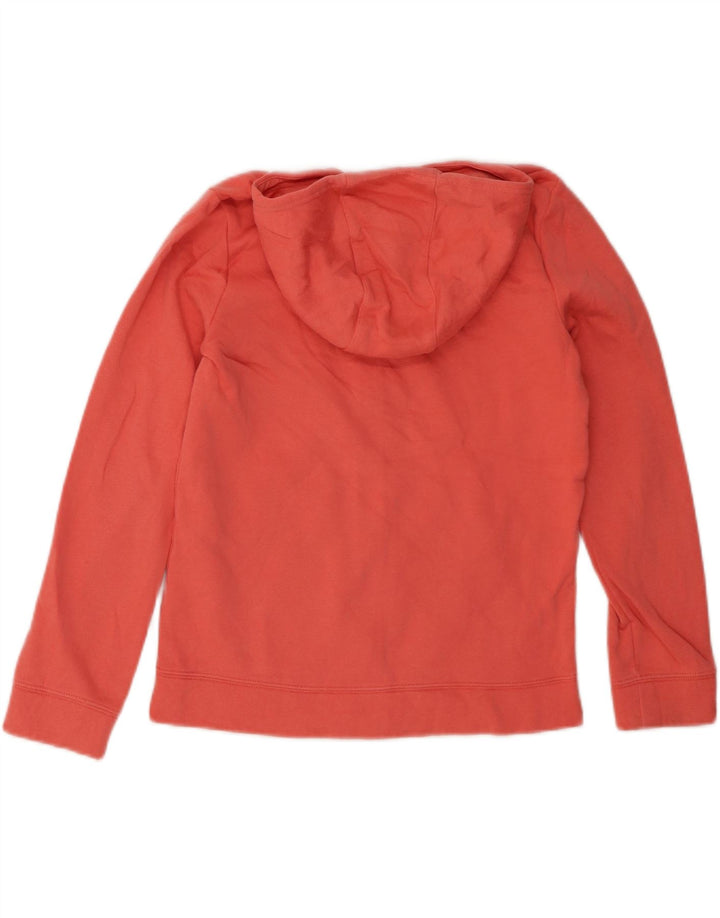Suéter NIKE Boys Zip com capuz 12-13 anos grande algodão vermelho
