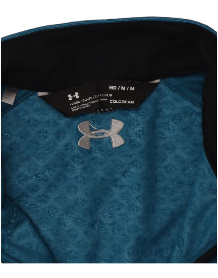 Under Armour Masculino Cold Gear Loose Fit Top Manga Longa Médio Azul