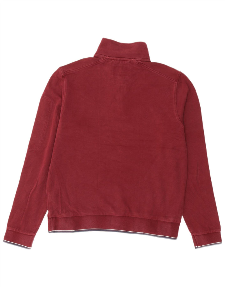 Suéter masculino Marks & Spencer Blue Harbor com capuz médio Borgonha