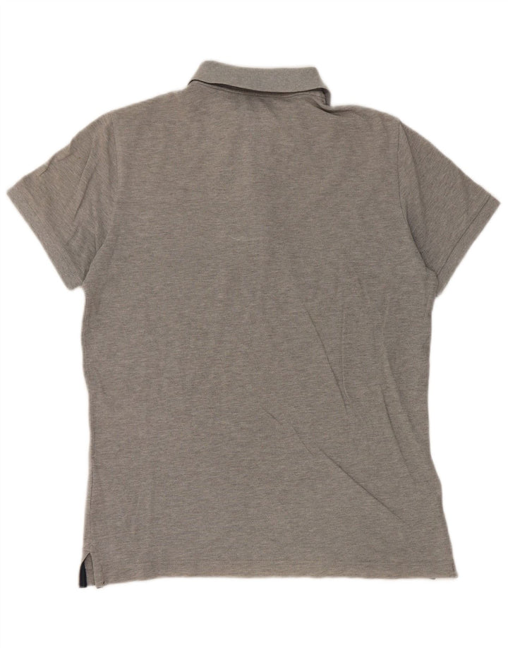 Camisa polo masculina Henry Cottons algodão cinza médio