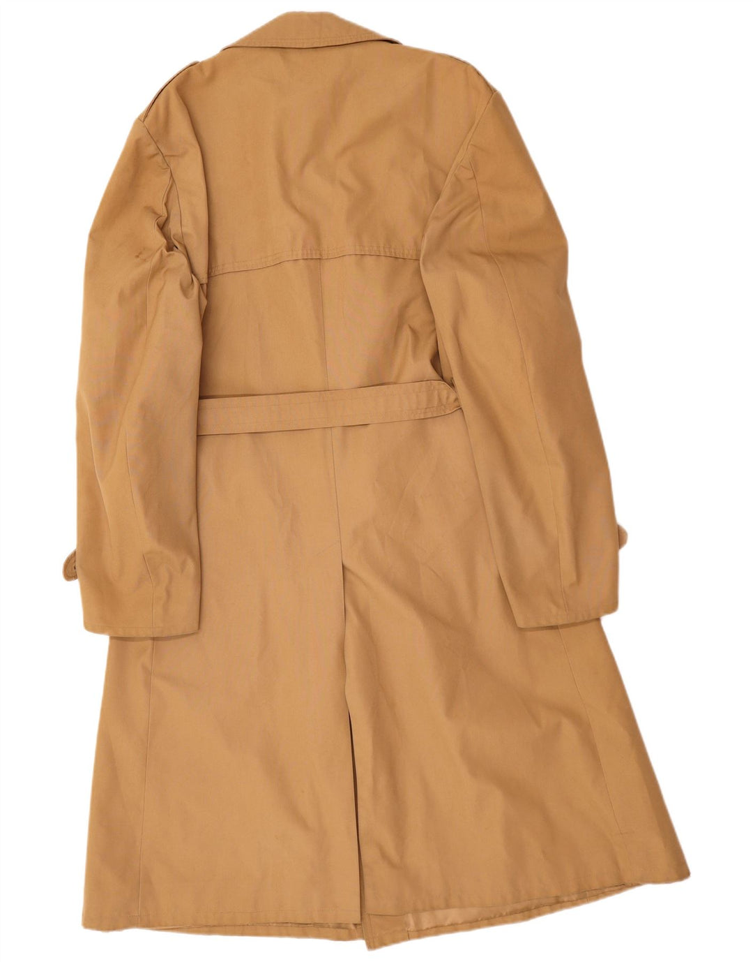 NINO Mens Trench Coat UK 40 Grande Poliéster Bege