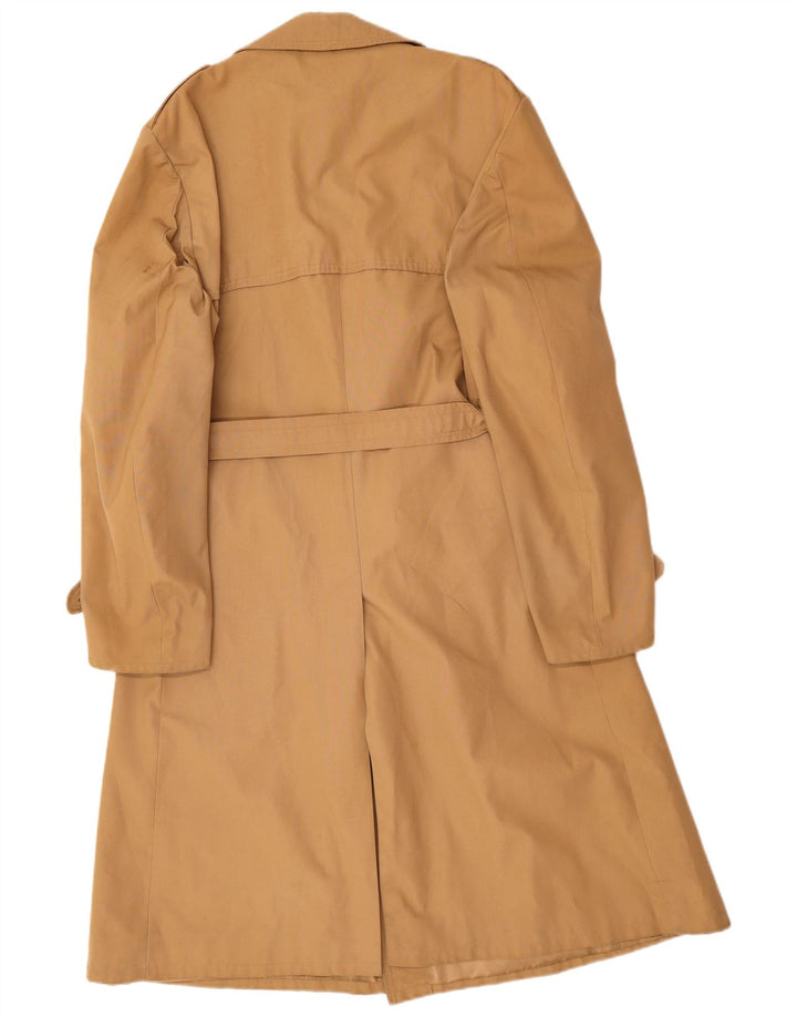 NINO Mens Trench Coat UK 40 Grande Poliéster Bege