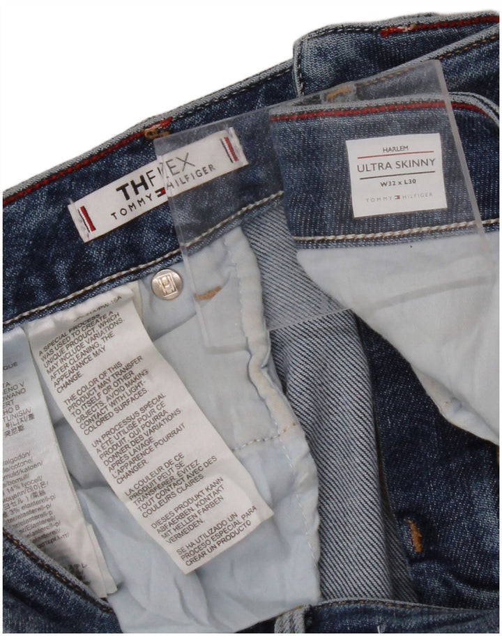 TOMMY HILFIGER Harlem Skinny Jeans W32 L30 Azul Algodão