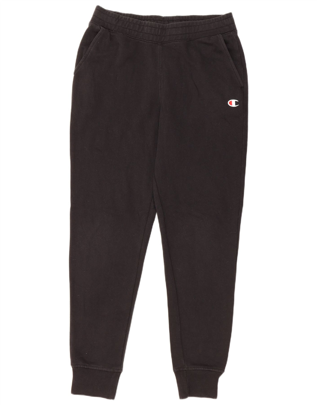 Calça de treino feminina Champion Joggers UK 14 médio algodão preto