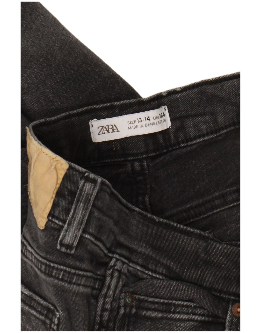 Zara Meninas Jeans Bootcut 13-14 Anos W28 L27 Cinza