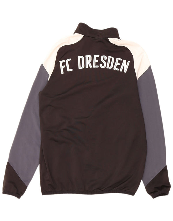 Puma Mens Graphic Tracksuit Top Jaqueta Médio Preto Colorblock Poliéster