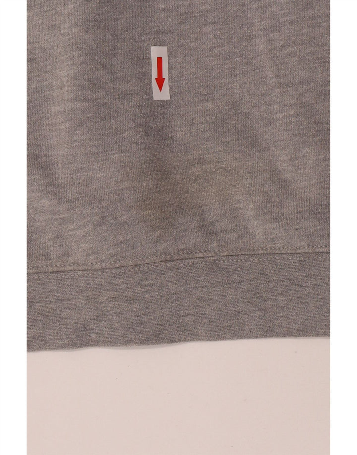 Suéter masculino Hurley com capuz grande cinza