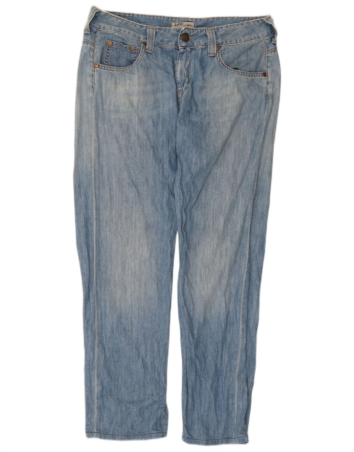 Lee Mens Avalon Straight Jeans W33 L33 Azul Algodão