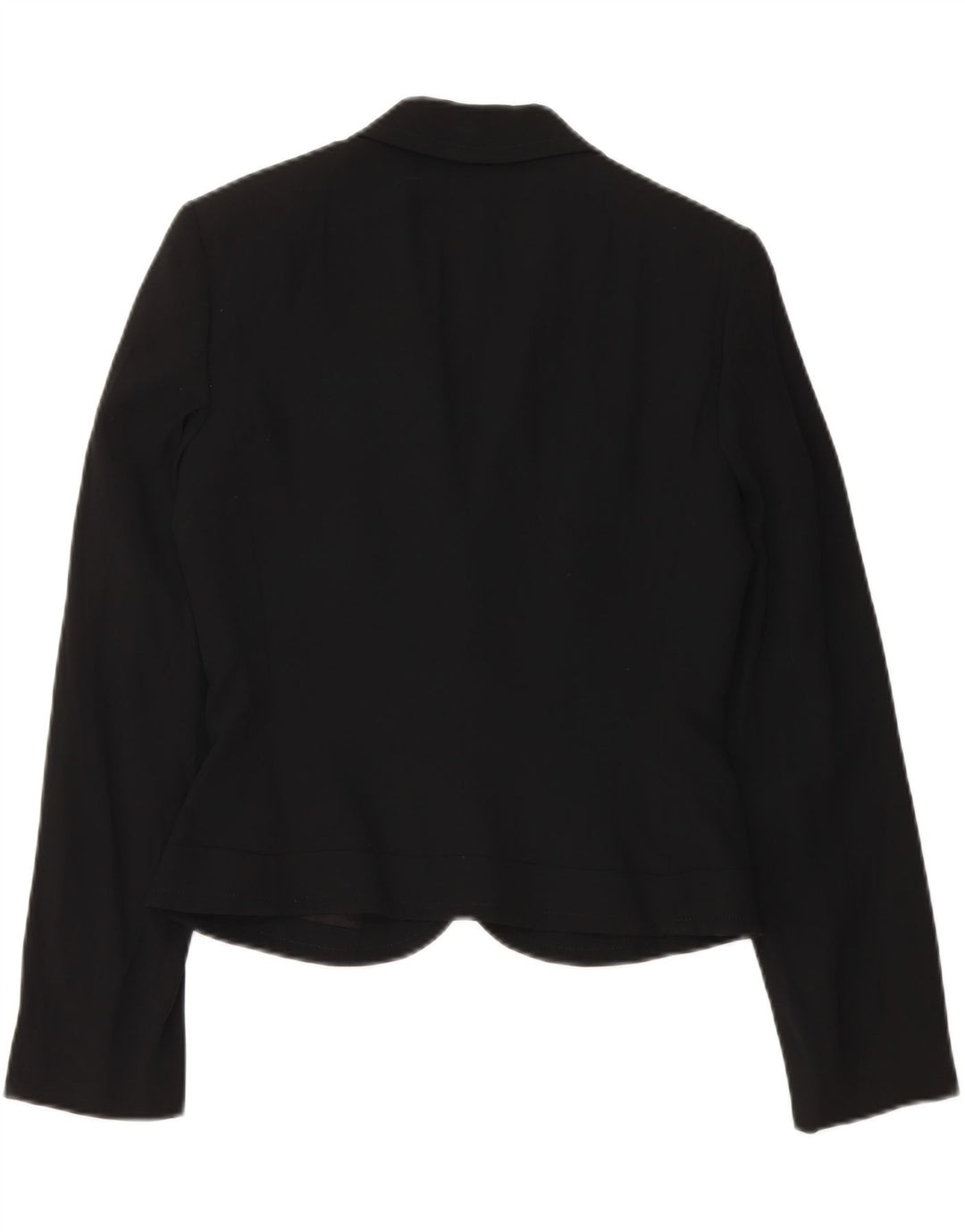 Jaqueta Blazer Feminina Seventy Crop 1 Botão IT 40 Pequena Viscose Preta