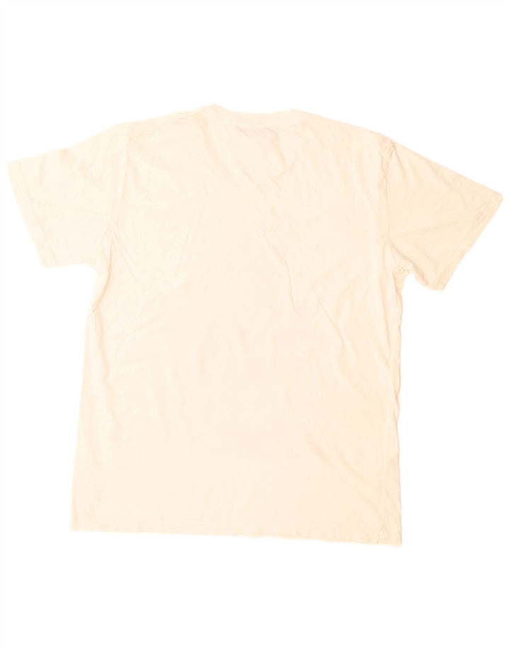 Camiseta masculina Trussardi Jeans gráfica grande branca