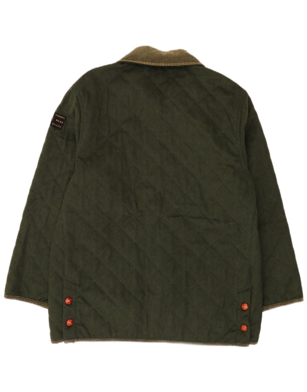 Jaqueta masculina acolchoada St. Germain IT 52 XL cáqui colorblock lã