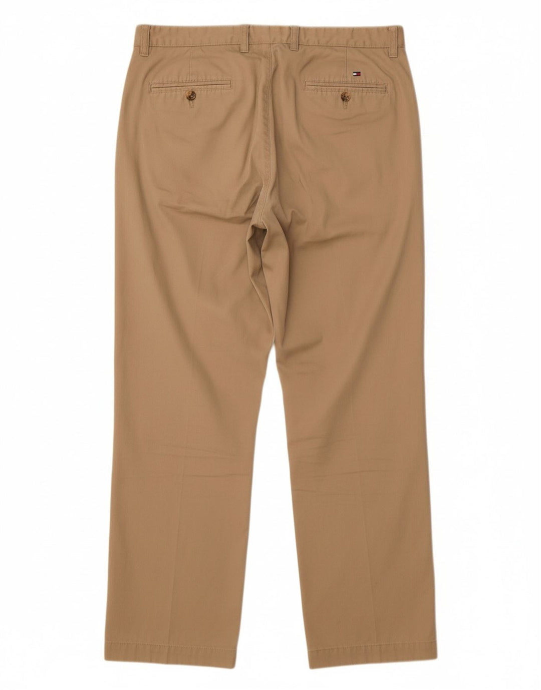 Calça Chino Masculina TOMMY HILFIGER W34 L30 Algodão Bege