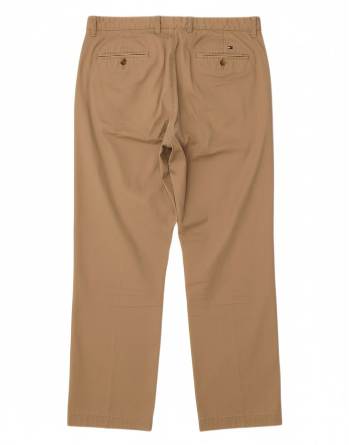 Calça Chino Masculina TOMMY HILFIGER W34 L30 Algodão Bege