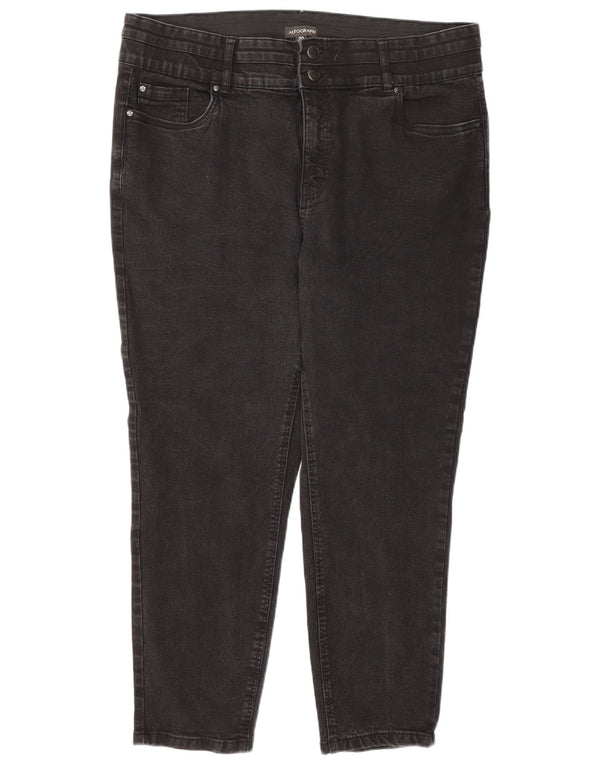 Jeans feminino Marks & Spencer Autograph Slim UK 20 2XL W38 L27 cinza
