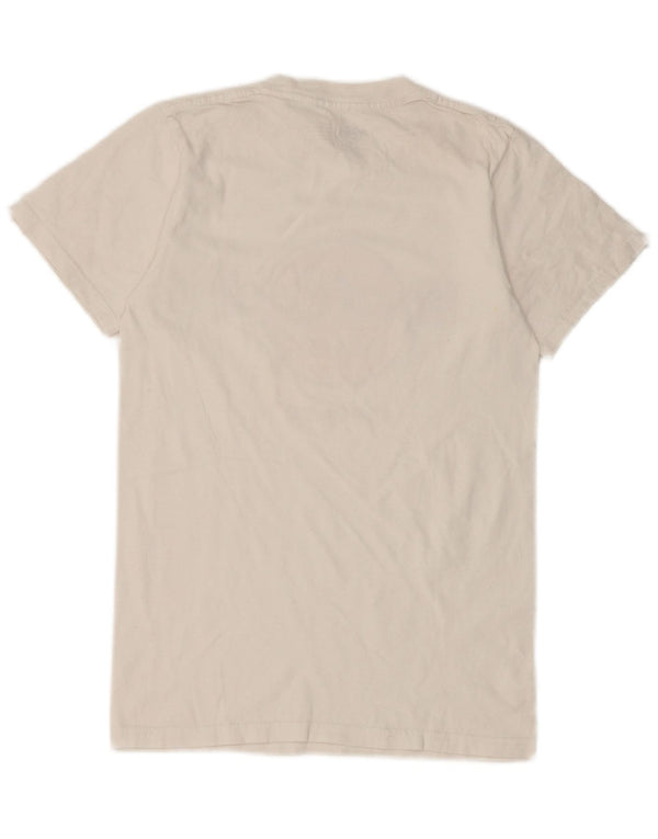 Camiseta masculina Hard Rock Cafe Firenze com estampa gráfica XS algodão branco