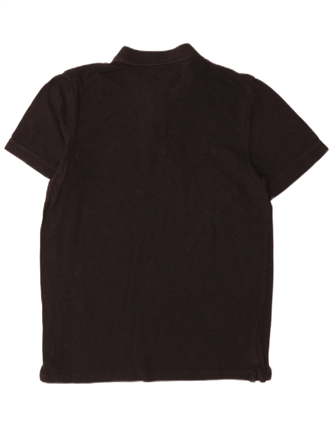Camisa polo masculina Jack & Jones de algodão preto médio